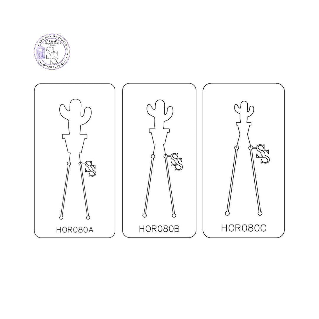 PANCAKE DIE HOR080 CACTUS SAGUARO/POT